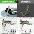 Adhesive Wall Hooks for Hanging Heavy Duty Towel Coat Hooks Waterproof Transparent Hook for Bathroom Shower Kitchen Keys Door Outdoor Home Improve...