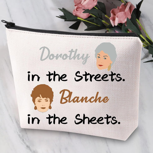 Dorothy In The Streets Blanche In The Sheets Funny Golden Inspired s Cosmetic Bag TV Show Merchandise Gifts Makeup Bag Friendship Gift For Best Fr...
