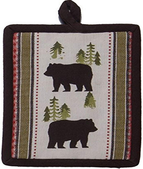 Kay Dee Designs R3312 Simple Living Bear Printed Woven Potholder...