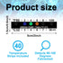 40 Pieces Temperature Strips Urine Testing Adhesive Temperature Strips 90 to 100 Fahrenheit Degree Temperature Sticker Sticky Thermometer Strips f...