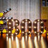 Glintee Light up Letters LED Letter Black Alphabet Letter Night Lights for Home Bar Festival Birthday Party Wedding Decorative -Y...