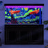 48X24IN Blacklight Vincent Van Gogh Black Light Aquarium Background, UV Fish Tank Background Art Star Oil Painting Terrarium Background with 10 EV...