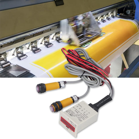 LED Electronic Counter Inductive Digital Display Panel Install Counting Tool JDM11?6H with Cable(DC12-24V)...