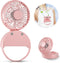 Portable Neck Fan, Handheld Mini Fan Small Personal Fan, 3 IN 1 Hand Fan USB Rechargeable Eyelash Fan with Lanyard, 180° Foldable, for Travel/Summ...