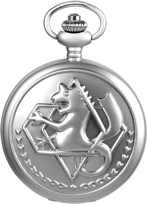 SIBOSUN Pocket Watch Chain Quartz Movement Arabic Numerals Half Hunter...