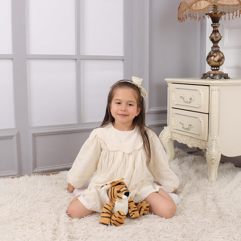 Apricot Lamb Toys Plush Classic Tiger Stuffed Animal Soft Cuddly Perfect for Child (Yellow Tiger, 8 Inches)...