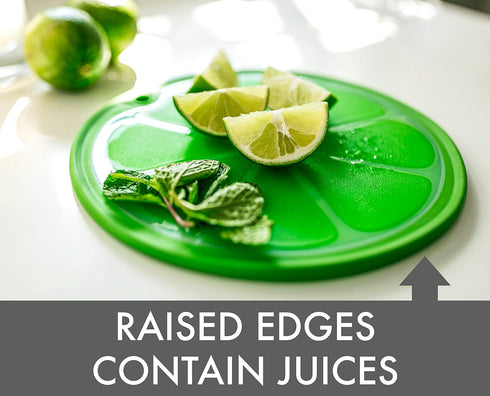 Dexas Citrus Slice Cutting Board/Serving Board 9 inches, Lime...