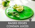 Dexas Citrus Slice Cutting Board/Serving Board 9 inches, Lime...