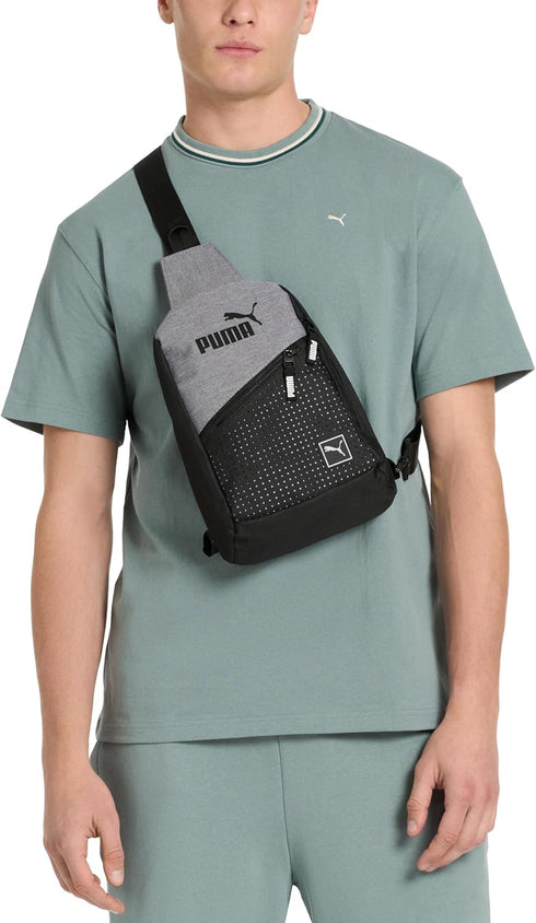 PUMA EVERCAT SIDEWALL SLING BACKPACK, One Size, Heather Grey...