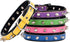 Spiked Studded Padded Leather Pet Collars for Cats Puppy Small Medium Large Dogs (8"-10" Neck * 0.6" Wide, Navy Blue Spiked)...