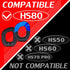 HS80 Cooling Gel Ear Pads Compatible with HS80 Headset I Thicker Enhanced Memory Foam with Breathable Mesh by DIMOST...