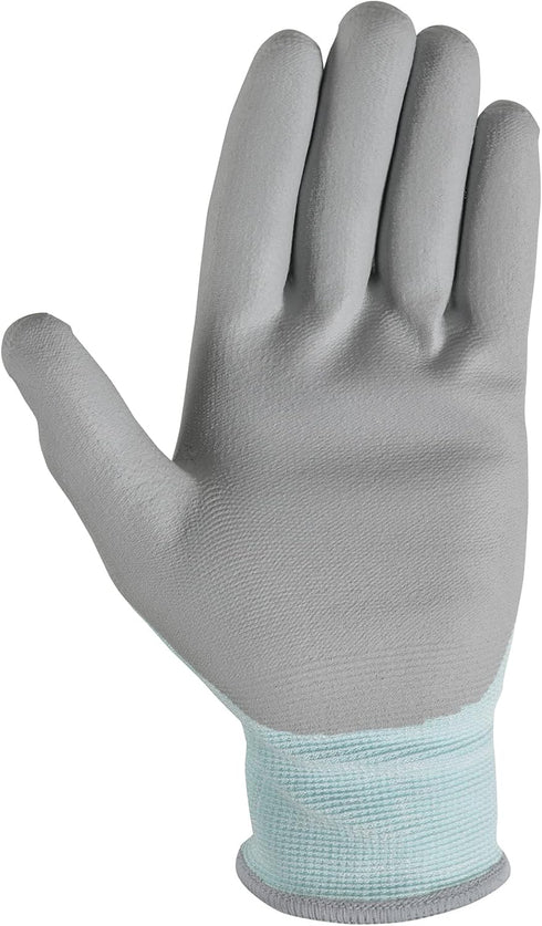 Wells Lamont Women's COOLMAX PU Coated Work Gloves, Medium (500M), Aqua...