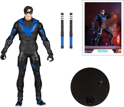 McFarlane Toys - DC Multiverse Nightwing (Gotham Knights) 7" Action Figure with Accessories...