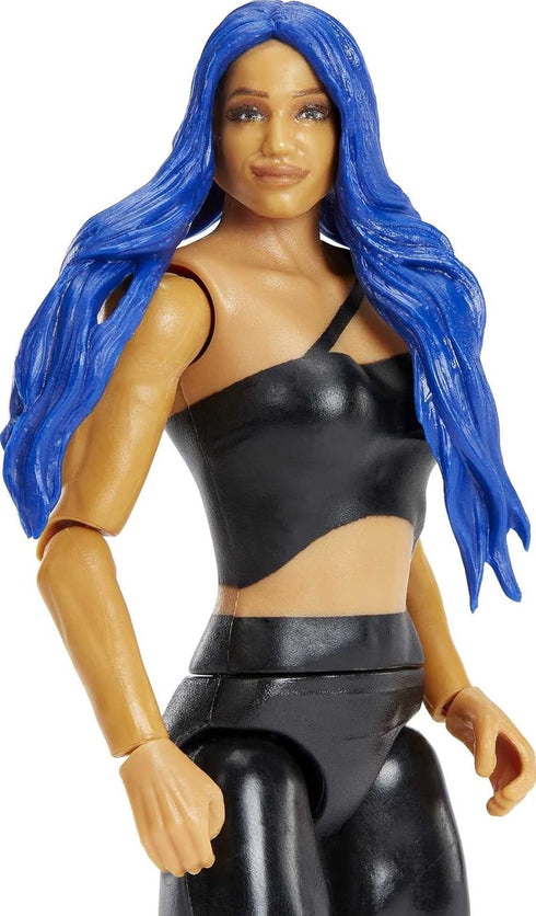 Mattel WWE Sasha Banks Basic Action Figure, Posable 6-inch Collectible for Ages 6 Years Old & Up...