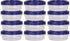 HomeyGear 12 Pack Small Twist Top Food Storage Containers Leak Proof, Airtight Storage Canisters with Screw & Seal Lids BPA Free, Stackable, Reusa...