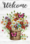 Semneroy DIY 5D Diamond Art Kits for Adult Beginners,Flower Butterfly Diamond Art Painting Kits,Gem Art Welcome Crafts Home Decor 12x 16 Inch...