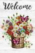 Semneroy DIY 5D Diamond Art Kits for Adult Beginners,Flower Butterfly Diamond Art Painting Kits,Gem Art Welcome Crafts Home Decor 12x 16 Inch...