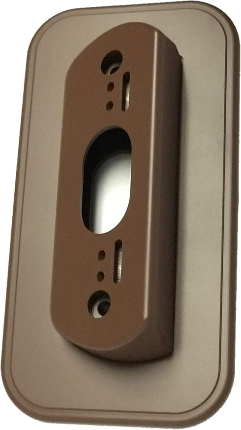 Wall Plate with 30 Degree Angle Mount for Nest Hello Video Door Bell - Coffee...