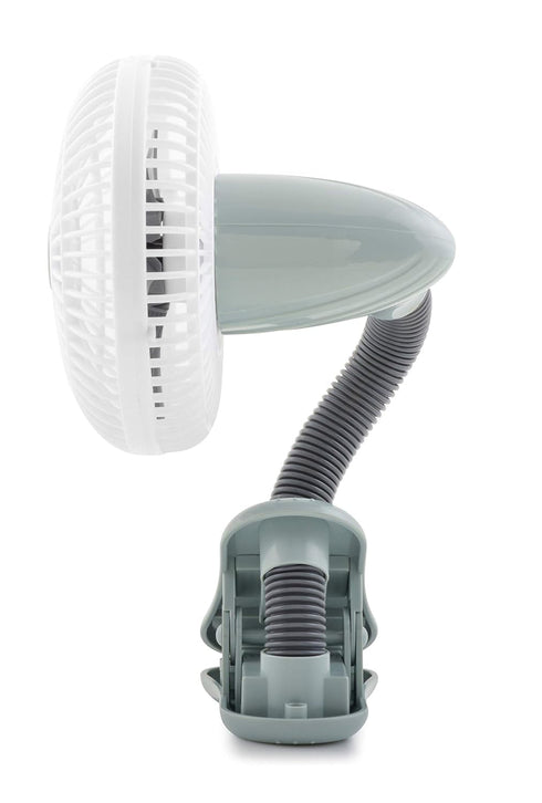 O2COOL 4 Inch Clip On Stroller Fan, Portable Battery Operated for Outdoor, Car Seat and Baby Crib. Flexible Neck and Adjustable Head for Multi-dir...