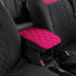 FH Group Diamond Pattern Neosupreme Center Console Pad Water-Resistant Black Seat Box Cover Protector fits Most Cars, SUVs, and Trucks Pink...