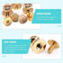 Swpeet 30Sets Gold 8x10x10mm Chicago Screws Round Head Button Stud Slotted Screws Nail Rivet Leather Rivets Craft Belt for DIY Craft Leather Craft...