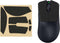 kwmobile Mouse Grip Tape Compatible with Razer DeathAdder V3 Pro Grip Tape - Non-Slip Faux Leather - Black...
