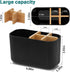 Black Toothbrush Holder - Bamboo Toothbrush Holders for Bathrooms Electric Toothbrush Holder Organizer Kids Toothbrush Holders for Bathrooms Count...