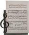 BroadwayGifts Co Black Treble Clef and Sheet Music 5 inch Acrylic Table Top Picture Frame...