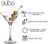Cocktail Picks Martini Stirrers Toothpicks – (24 Pack / 4 & 8 Inch) Reusable Cocktail Picks - Stainless Steel Metal Drink Skewers Sticks for Marti...