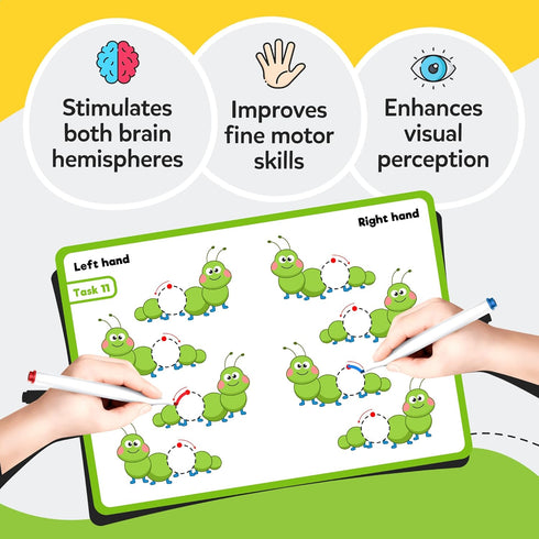 WELL BALANCED Educational Toy - Interhemispheric Development, Learning Toys, Preschool & Kindergarten Learning Activity for Kids, Toddlers, Suppli...