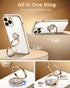 XYZ for iPhone 11 Pro Max Case with Stand, Phone Case with Double Ring Kickstand, Women Girl Cute Love-Heart Luxury Bling Protective Case Heart fo...