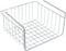 White Wire Under-Shelf Storage Basket, 10-Inch – Durable Organization Solution for Kitchen, Pantry, and Closet...