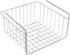 White Wire Under-Shelf Storage Basket, 10-Inch – Durable Organization Solution for Kitchen, Pantry, and Closet...