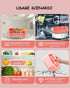 Vensp Bento Box Adult Lunch Box, Bento Box with 4 Compartments,Woman Lunch Box Containers for Work with Utensils,Sauce Jar, Muffin Liners,Microwav...