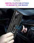 Samsung Galaxy S20 FE Case - Military Grade, Heavy Duty with Ring Holder Stand & Magnet Car Mount - Black...