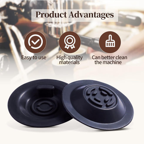 2 Pack 54mm Espresso Backflush Cleaning Disc For Breville Espresso Machines - 54mm Backflush Disc Compatible with Breville BES870XL/ BES878BSS/ BE...