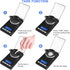 Fuzion Milligram Scale 50g/0.001g, Portable Jewelry Scale .001 Gram Accuracy, Mg Scale, Powder Scale, Microgram Scale, Milligram Scale for Powder ...