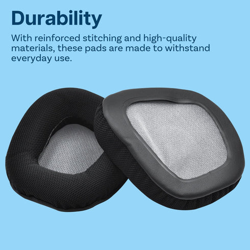 Ear Pads Replacement for Corsair Void Elite Wireless/Pro/SE/Surround/Elite/Void, Wired & Wireless RGB Gaming Headset by MMOBIEL - Mesh Fabric Ear ...