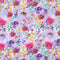 Bright Watercolor Wildflower Floral Calico Cotton Fabric by The Yard - Precut Cotton Fabric - One Yard...