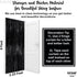 KatchOn XtraLarge Black Streamers - 3.2x8 Feet, Pack of 2 | Fringe Backdrop for Black Party Decorations | Tinsel Backdrop for Birthday, Bacheloret...