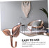 Leaf Wall Hooks 4 Sets Leaf Hook Black Coat Hooks Decorative Hooks Wall Hat Hook Office Wall Hanging Screw Iron Coat Hook Leaves...