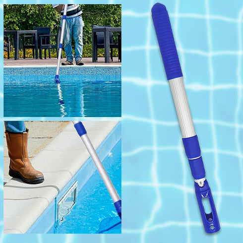 Swimming Pool Pole Aluminium Telescopic Rod Pool Pole for Connect Net Brushes...