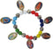 Bracelet with Seven Archangels Medals Angels Pulsera de los Siete Arcángeles...
