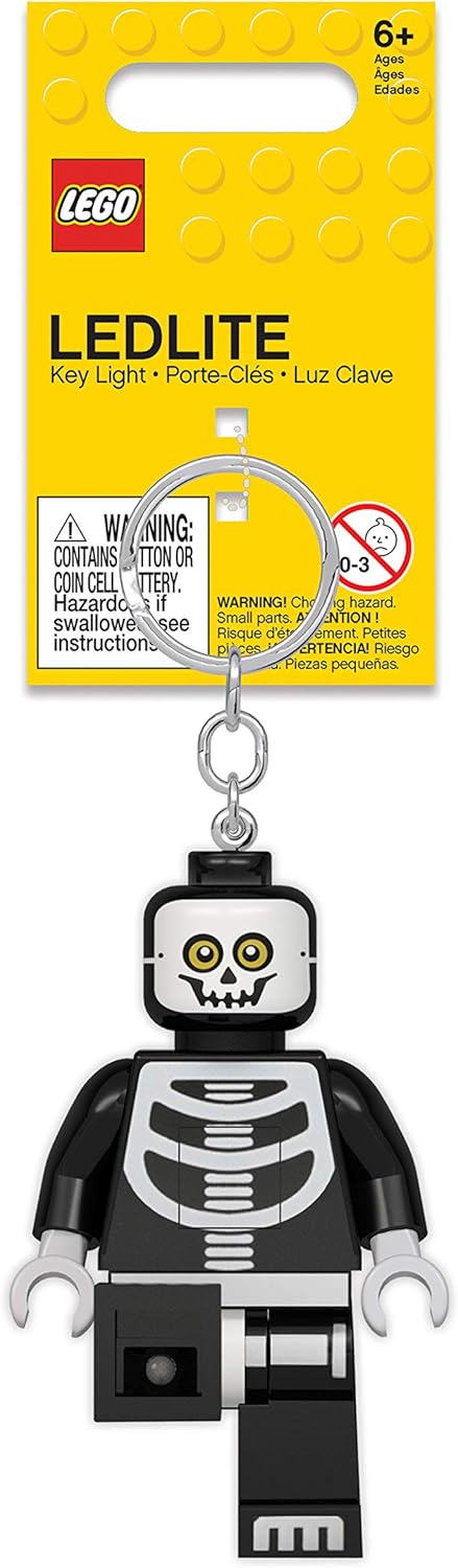 LEGO Monster Fighters Keychain Light - Skeleton - 3 Inch Tall Figure (KE137H)...