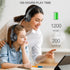 Active Noise Cancelling Headphones - Upgraded Deep Bass Wireless Over Ear Bluetooth Headphones, 80H Playtime Noise Canceling Headphones, Comfort f...