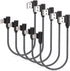 iPhone Charger 1Ft MFi Certified Short Lightning Cable Braided 90 Degree Elbow Charging Cable Compatible with iPhone 14 13 12 11 Pro X XS XR 8 Plu...