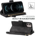 RANYOK Wallet Case Compatible with iPhone 11 (6.1 inch), Premium PU Leather Zipper Flip Folio Wallet RFID Blocking with Wrist Strap Magnetic Closu...