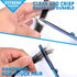 8 PCS Hair Cutting Scissors Kit,Black Blue Professional Home Hair Cutting Barber/Salon Thinning Shears,Hair Cutting Shears Hair Cut Blending Salon...