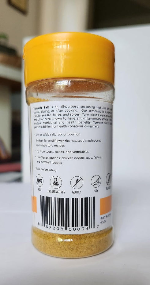 JADA Spices Chicken Salt Spice and Seasoning - Original, Turmeric Salt - Vegan, Keto & Paleo Friendly - Perfect for Cooking, BBQ, Grilling, Rubs, ...