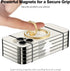 Allengel Compatible with MagSafe Phone Grip Stand, Magnetic Phone Ring Holder with Finger Ring Kickstand for iPhone 15/14/13/12 Pro/Pro Max/Plus M...